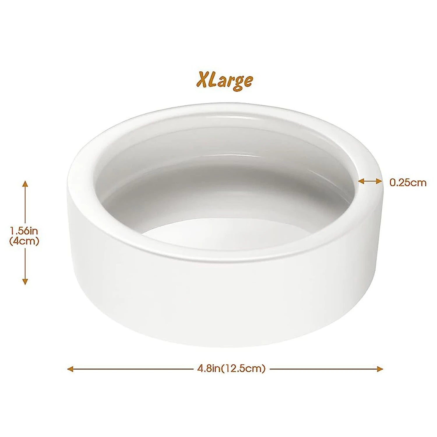 Anti-Escape Reptile Feeding Bowl