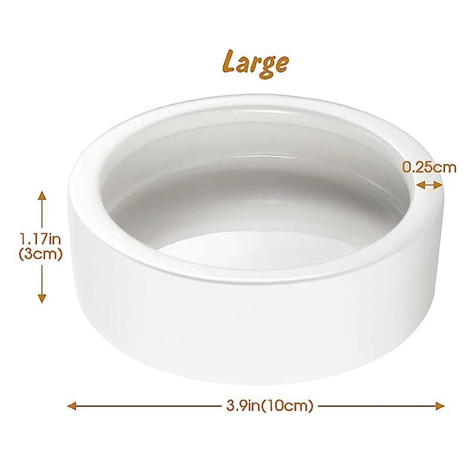 Anti-Escape Reptile Feeding Bowl