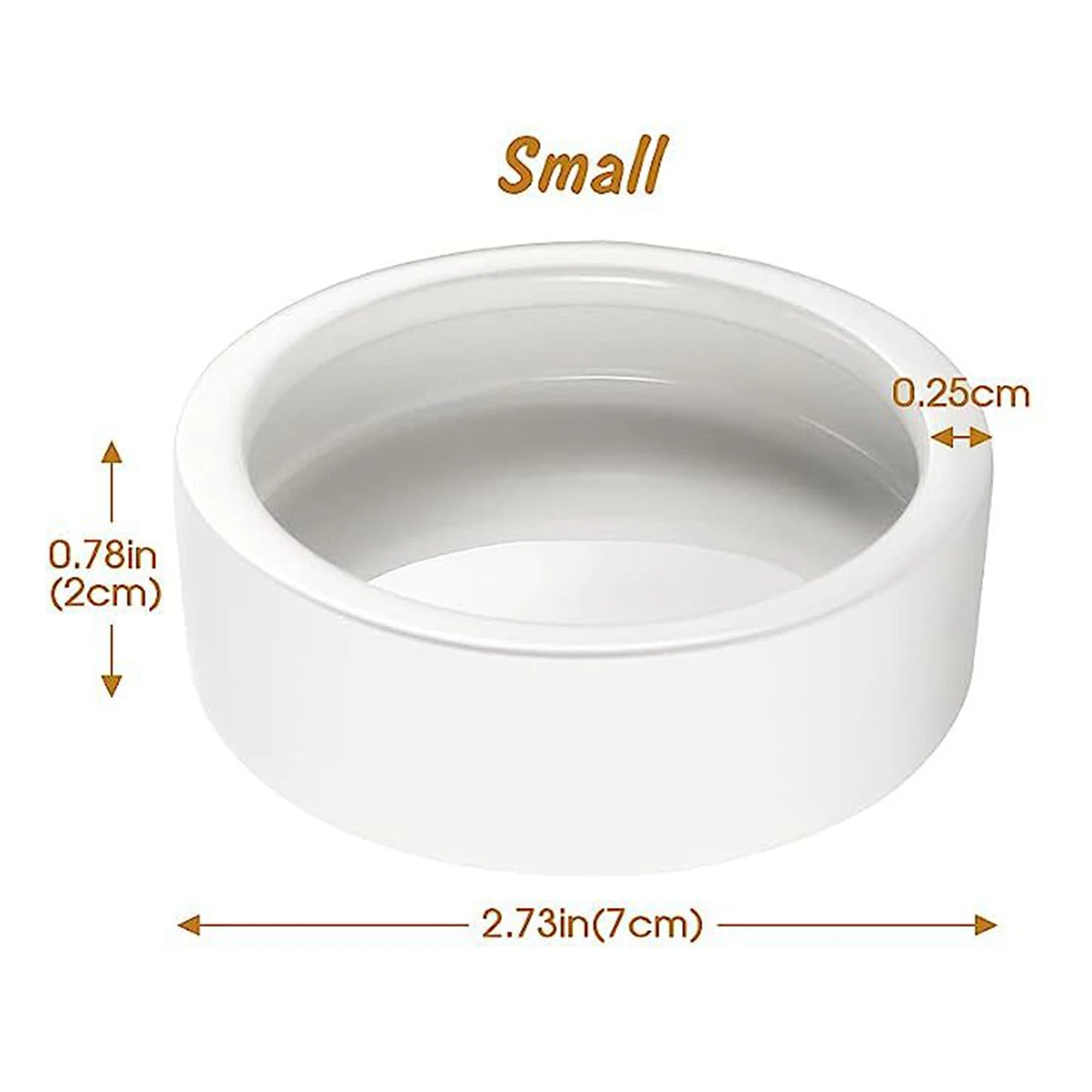 Anti-Escape Reptile Feeding Bowl